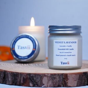 velvet lavender virgin coconut soy wax aromatherapy candle lavender vanilla