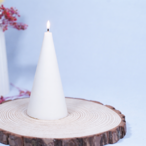 tasvii-cone-soy-wax-pillar-candle-white