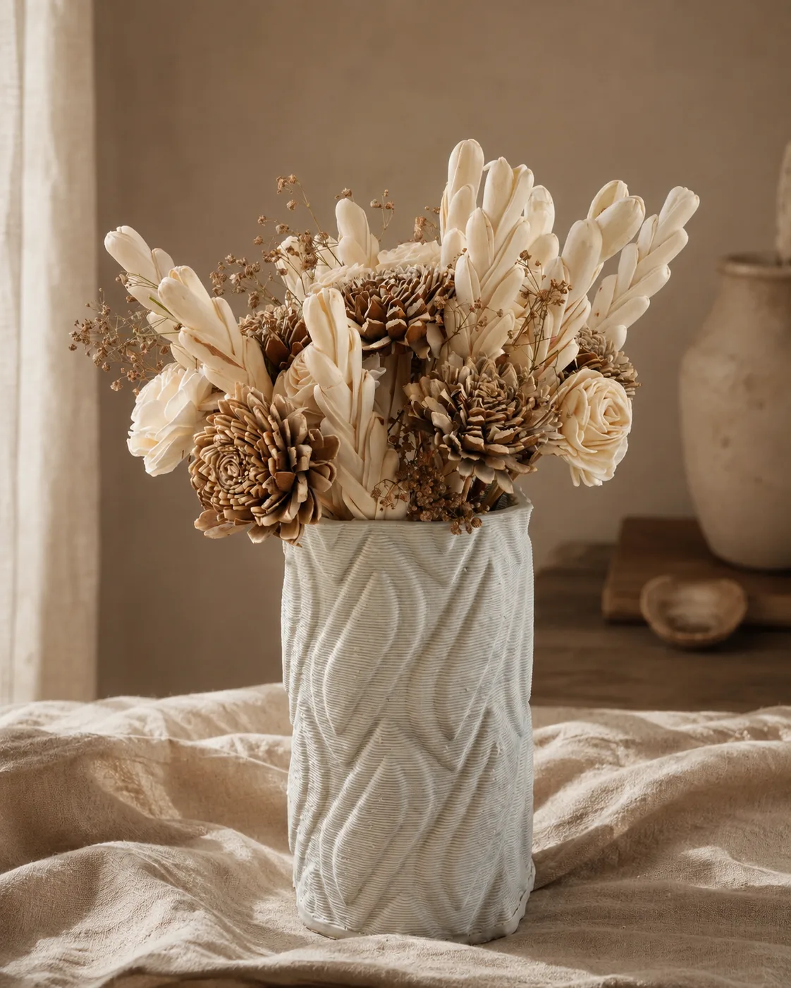 The Flowing Bark Vase
