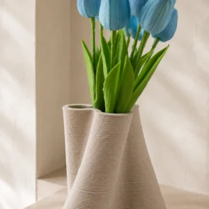 Sculpted Twist Vase