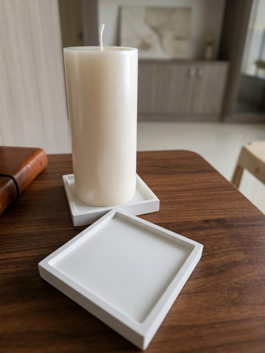eco resin cnadle holders