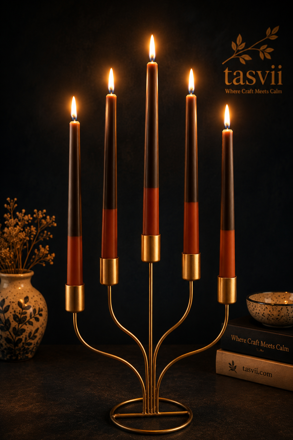soy wax taper candle