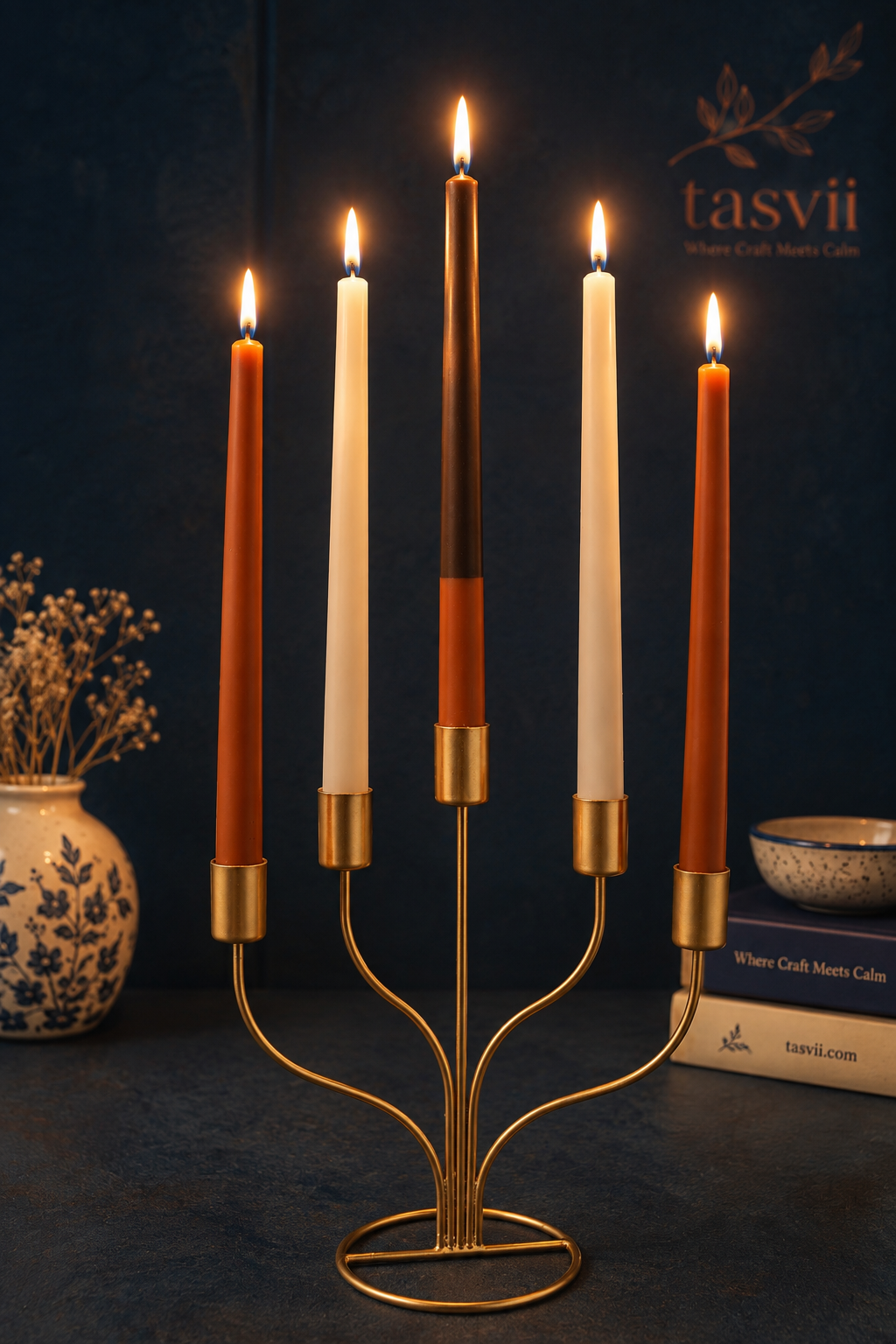 soy wax taper candle